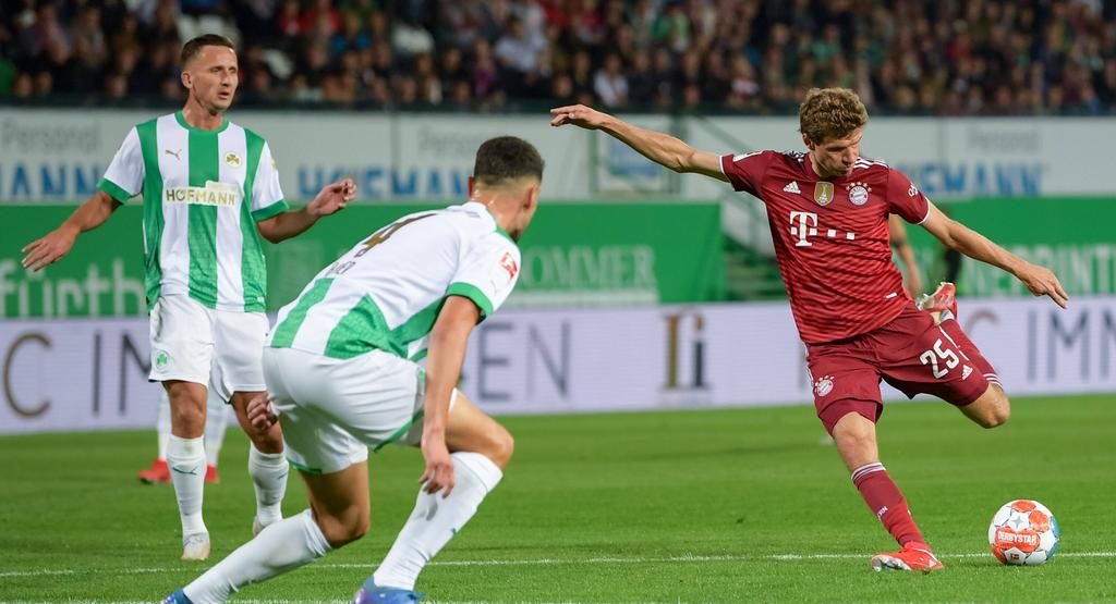 Thomas Muller thành công ghi bàn, giúp Bayern Munich dẫn trước Greuther Furth